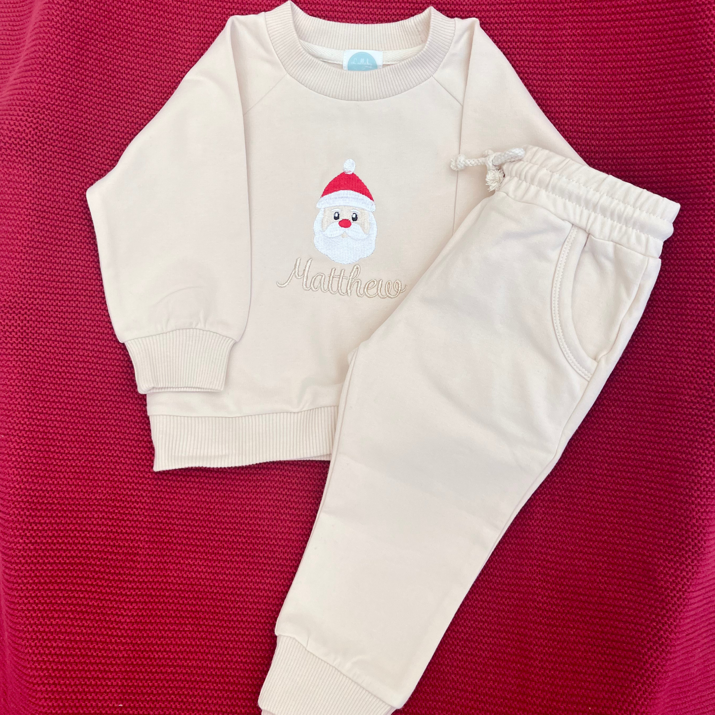 Personalised Organic Cottom Christmas Tracksuits