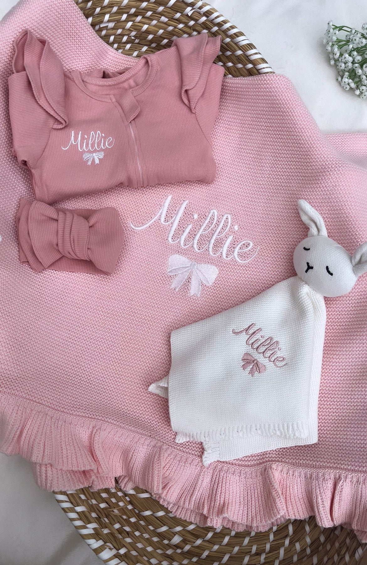 Isn't she lovely 4 Piece Personalised Baby Girl Gift Set