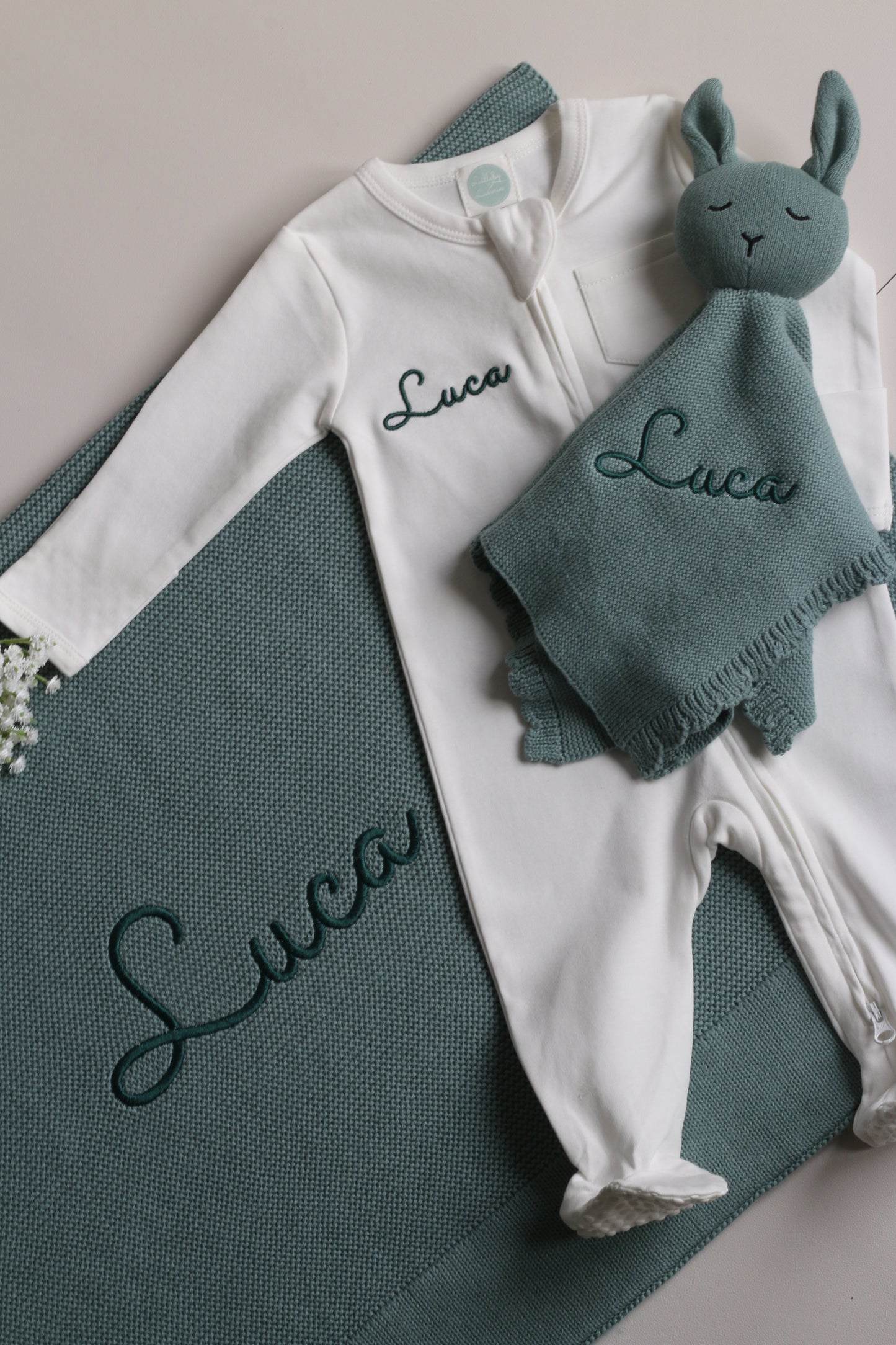 3 Piece Meadow Baby Gift Set Bundle