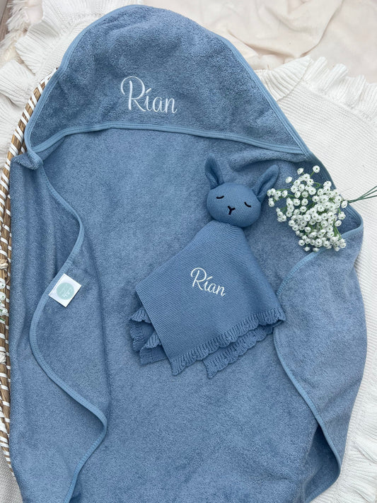 100% Cotton Towel & Teddy Comforter Duo