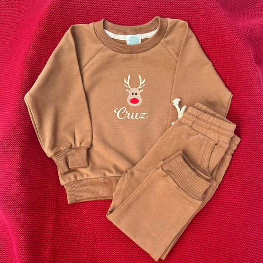 Personalised Organic Cottom Christmas Tracksuits
