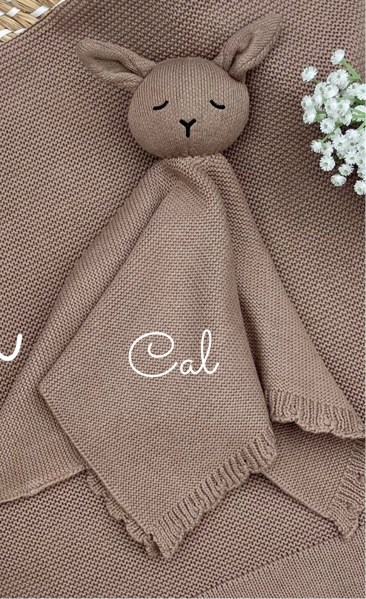 Baby Teddy Comforter Mocha