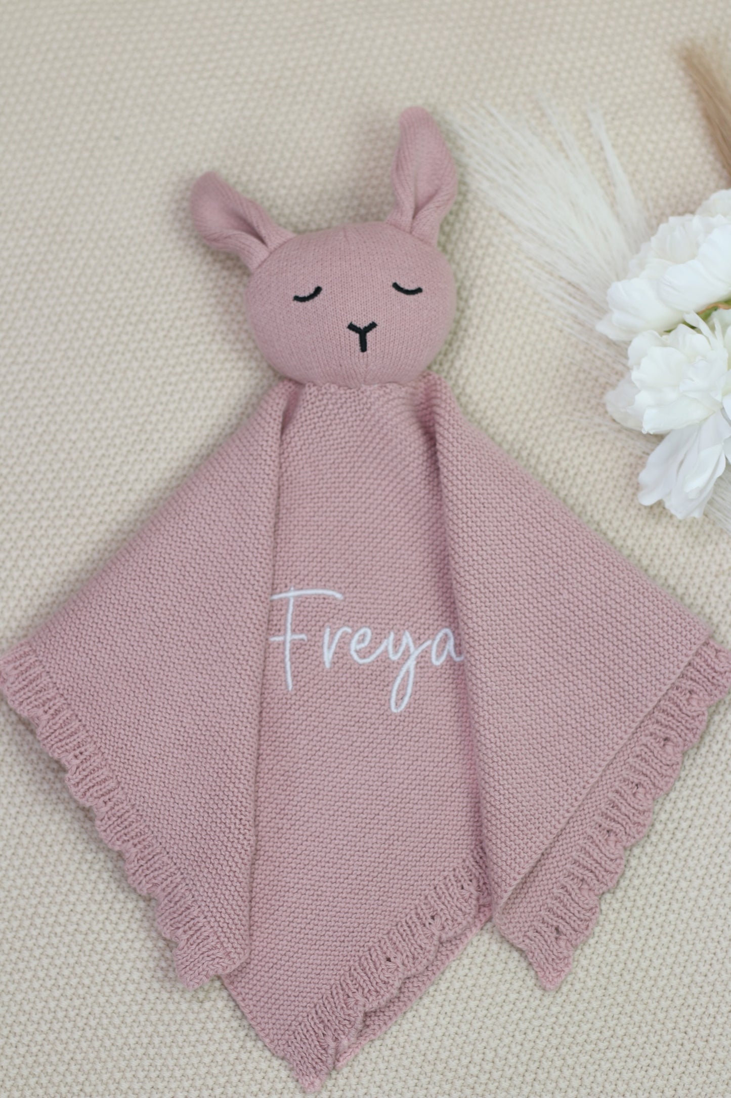 Baby Teddy Comforter Petal