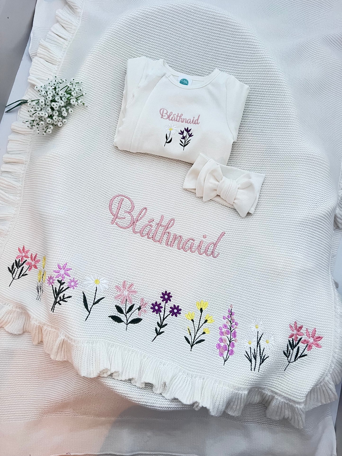 Create your own Bespoke Large Flower Blanket & Grow Bundle (More Colours available) **8-10 days to be made**