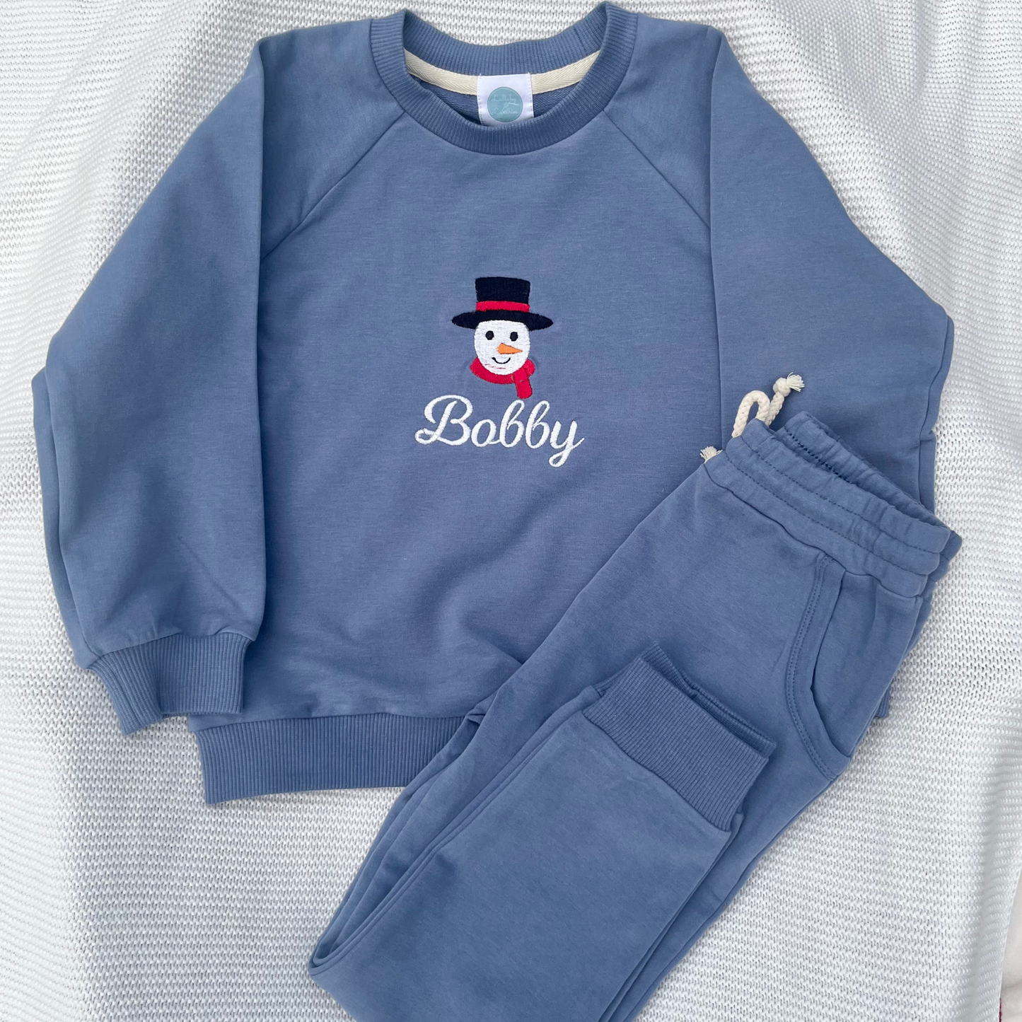 Personalised Organic Cottom Christmas Tracksuits