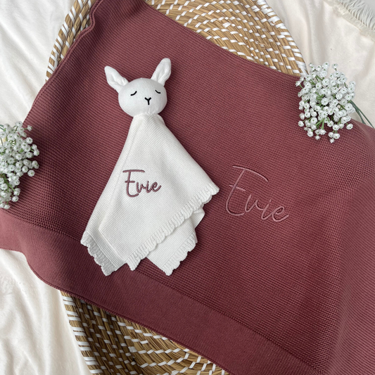 Rosewood Baby Blanket & Comforter Bundle