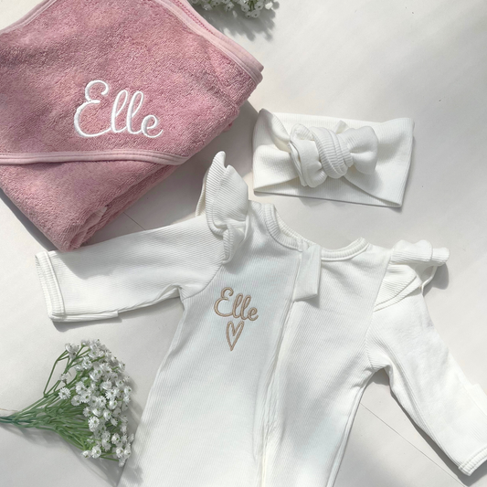 2 Piece Baby Girl Gift Set Bundle