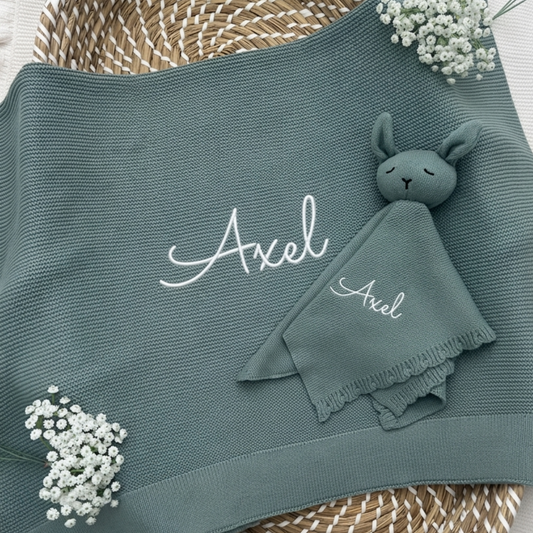 2 Piece Meadow Baby Blanket & Comforter Bundle
