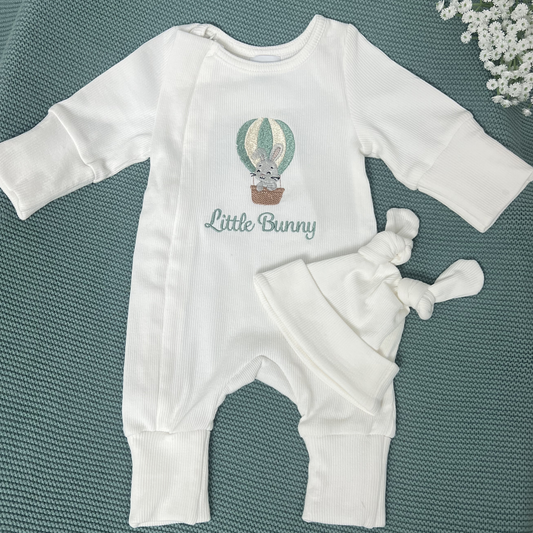 Baby Boys Easter 2 piece Babygrow & Hat