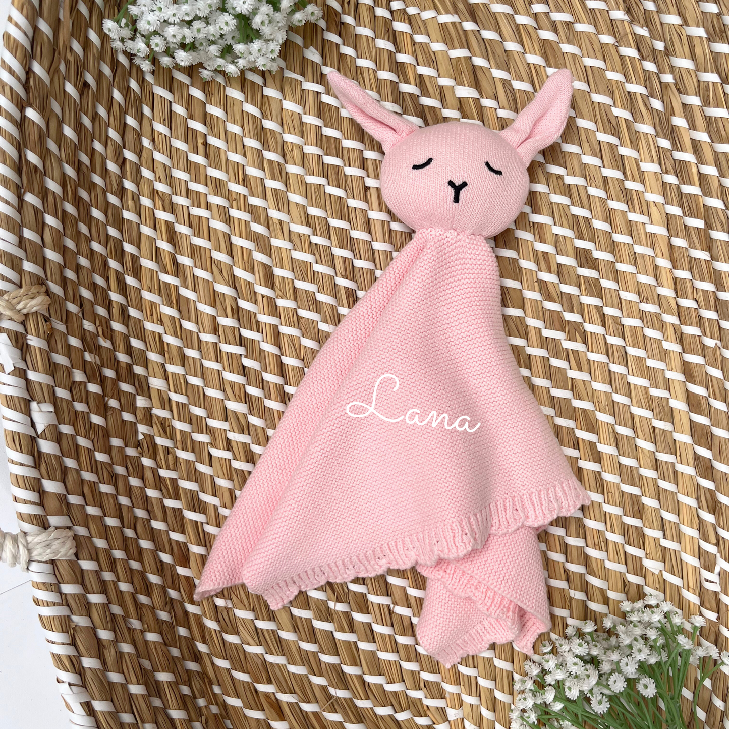 Baby Teddy Comforter Peony